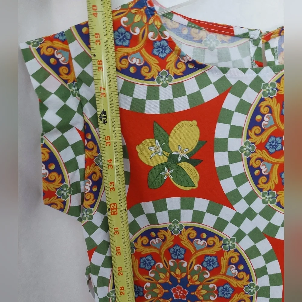 Floral Mosaic Midi Dress - Picture 7 of 7